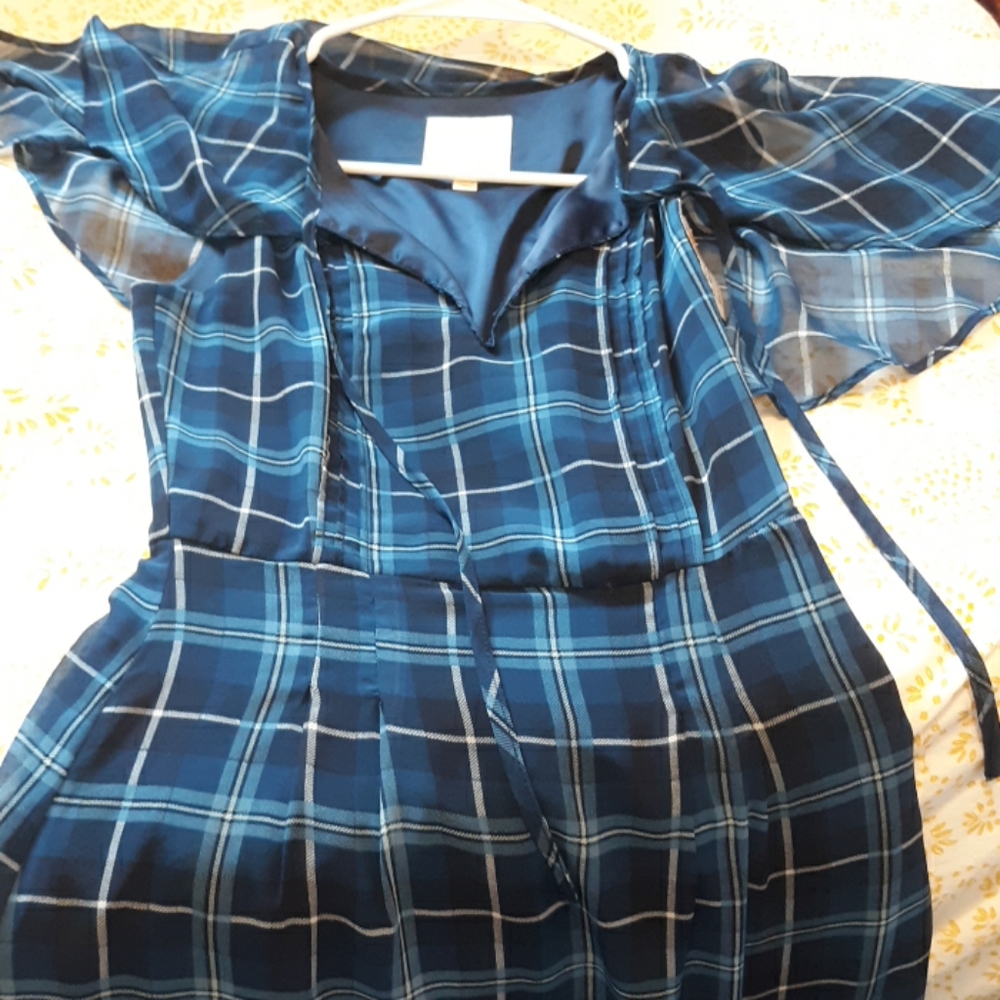 Modcloth plaid dress